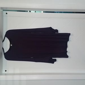 Dark purple swing dress